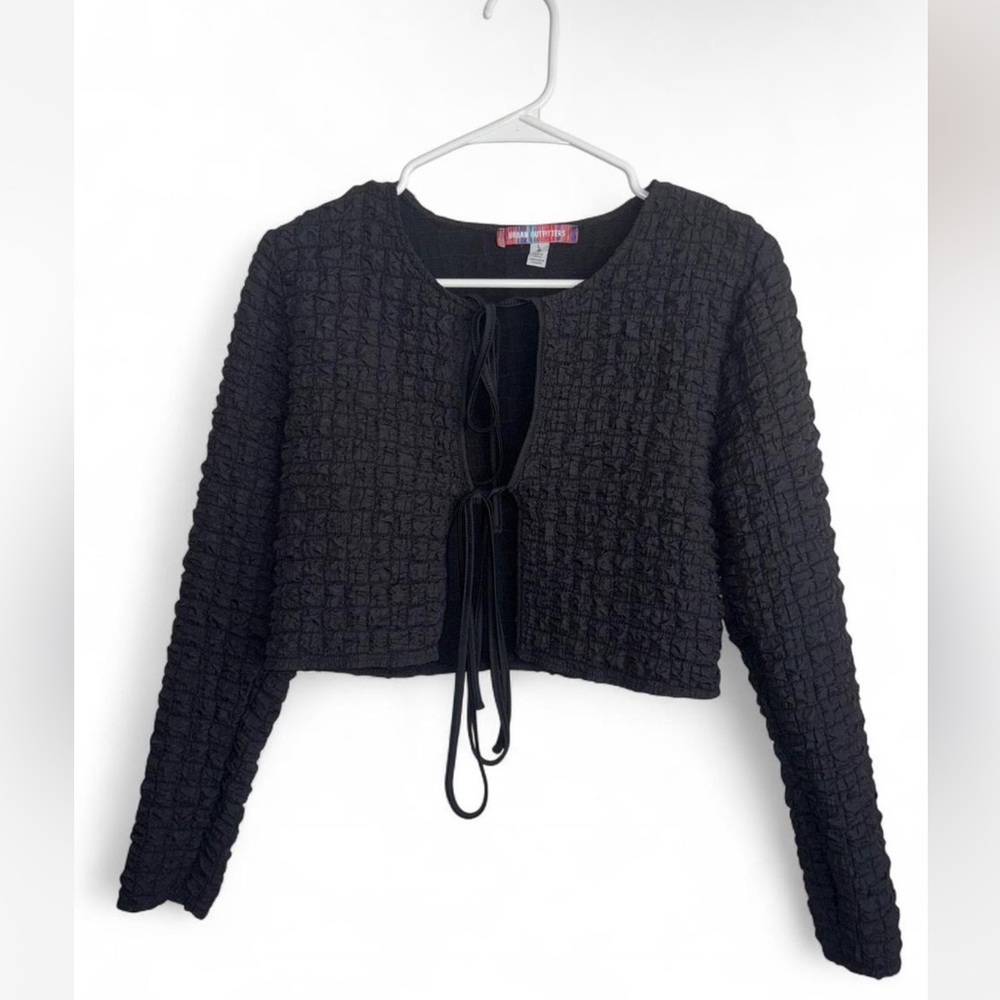 Urban Outfitters Black Textured Top